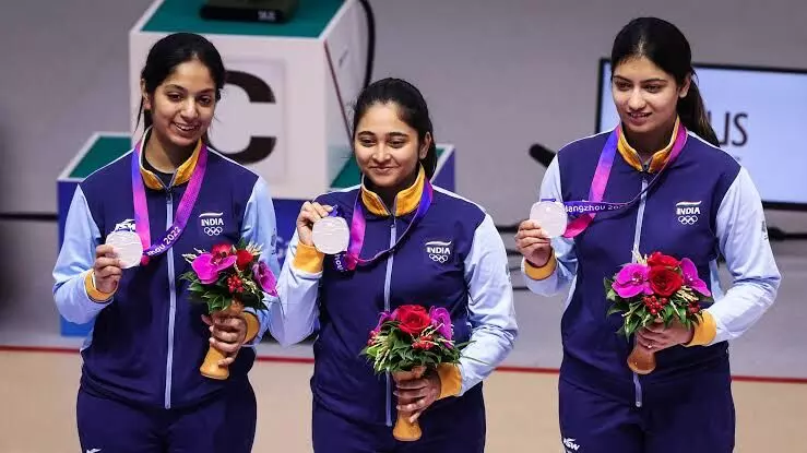 India accumulates overall tally of 24 medals- 6 gold, 8 silver & 10 bronze in Asian Games 2023