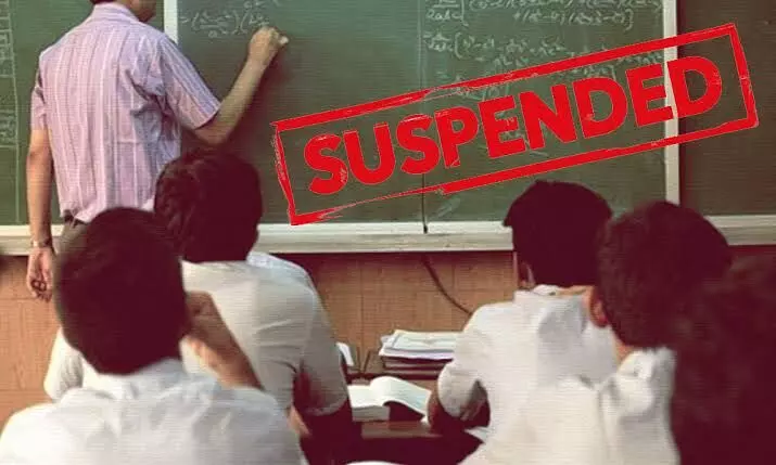 Teacher suspended for molesting student in Ahmedabad