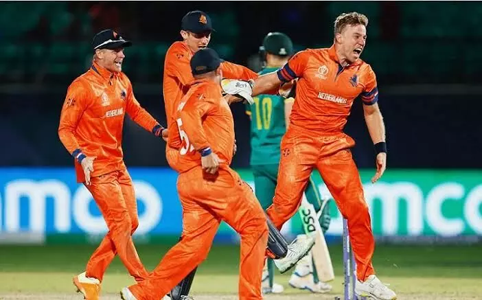 ICC Mens Cricket World Cup: Netherlands beats South Africa by 38 runs