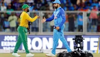 ICC Mens Cricket World Cup: India & South Africa match underway at Eden Gardens in Kolkata