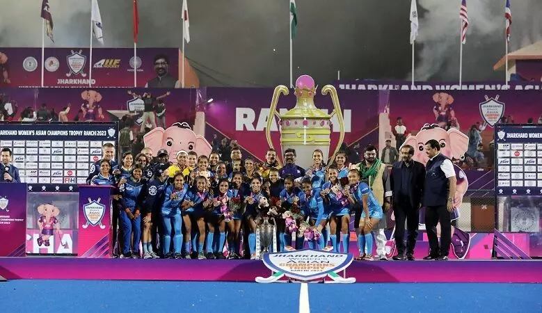 In Hockey, India lifts Women’s Asian Champions Trophy title after thumping win over Japan in Ranchi