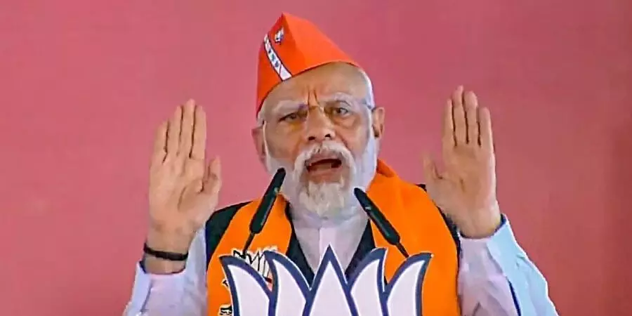 PM Modi addresses election rally in Satna, Madhya Pradesh; says govt provided 4 crore pucca houses to poor people in country