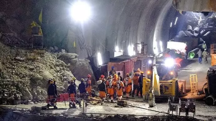 Rescue operation enters final stages to evacuate workers trapped inside collapsed tunnel in Uttarkashi
