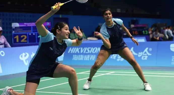Indian doubles pair Tanisha Crasto and Ashwini Ponnappa to face Japans Rin Iwanaga and Kie Nakanishi in finals of Syed Modi India International badminton tournament in Lucknow