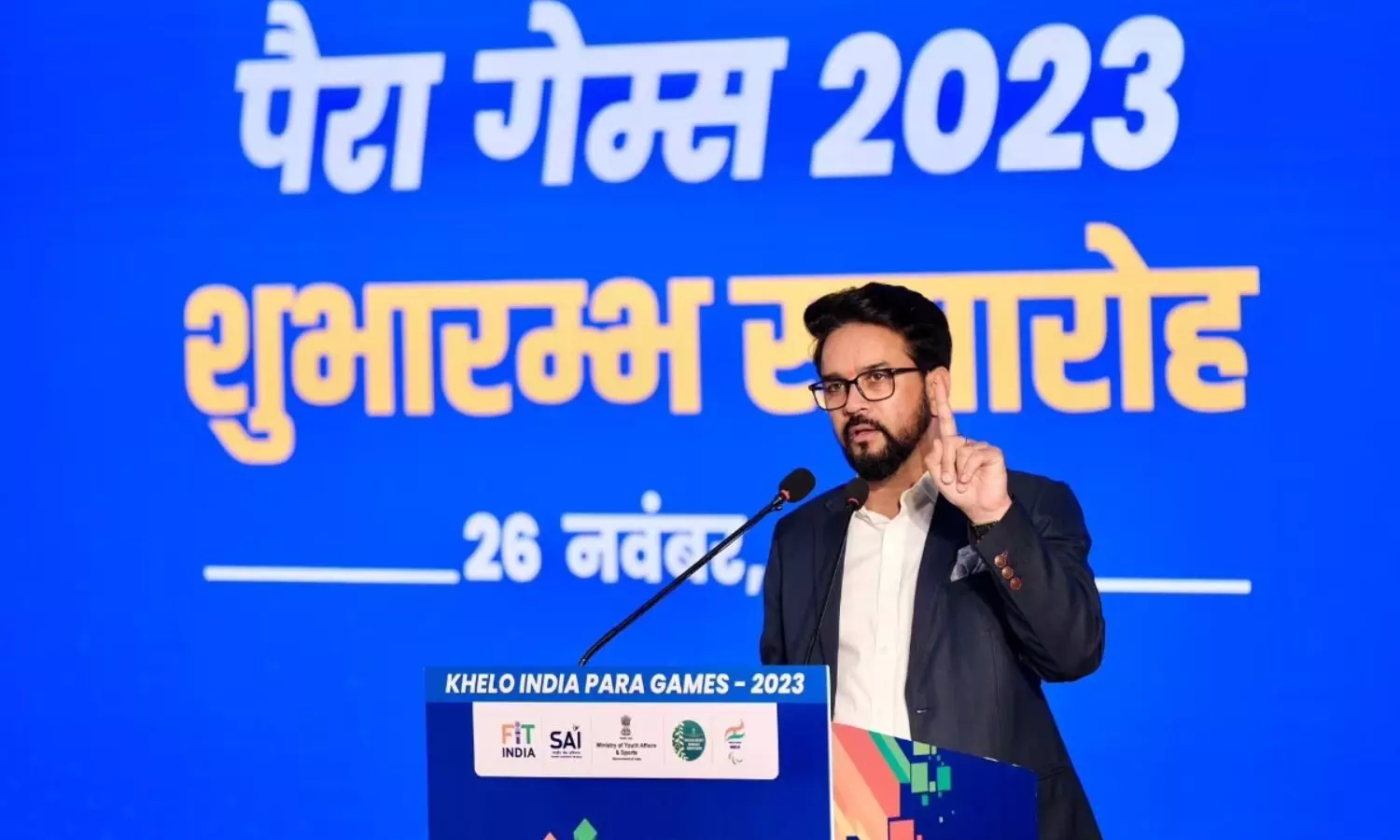 Union Minister Anurag Singh Thakur formally inaugurates first-ever Khelo India Para Games in New Delhi