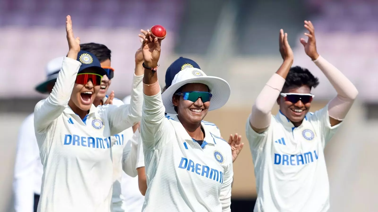 In womens cricket, India thrashed England in one-off Test match in Mumbai by margin of 347 runs