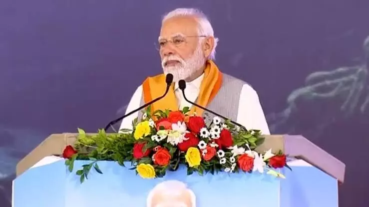 PM Modi dedicates to the nation & lays foundation stone for multiple development projects worth over 1,150 Rs crore at Kavaratti Island in Lakshadweep today