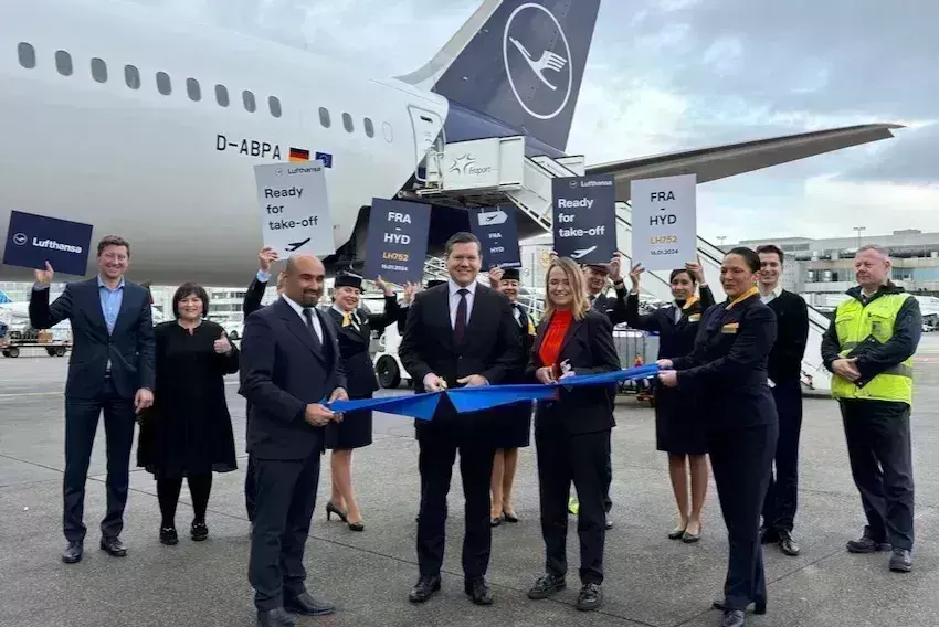 Lufthansa launches new Hyderabad-Frankfurt service
