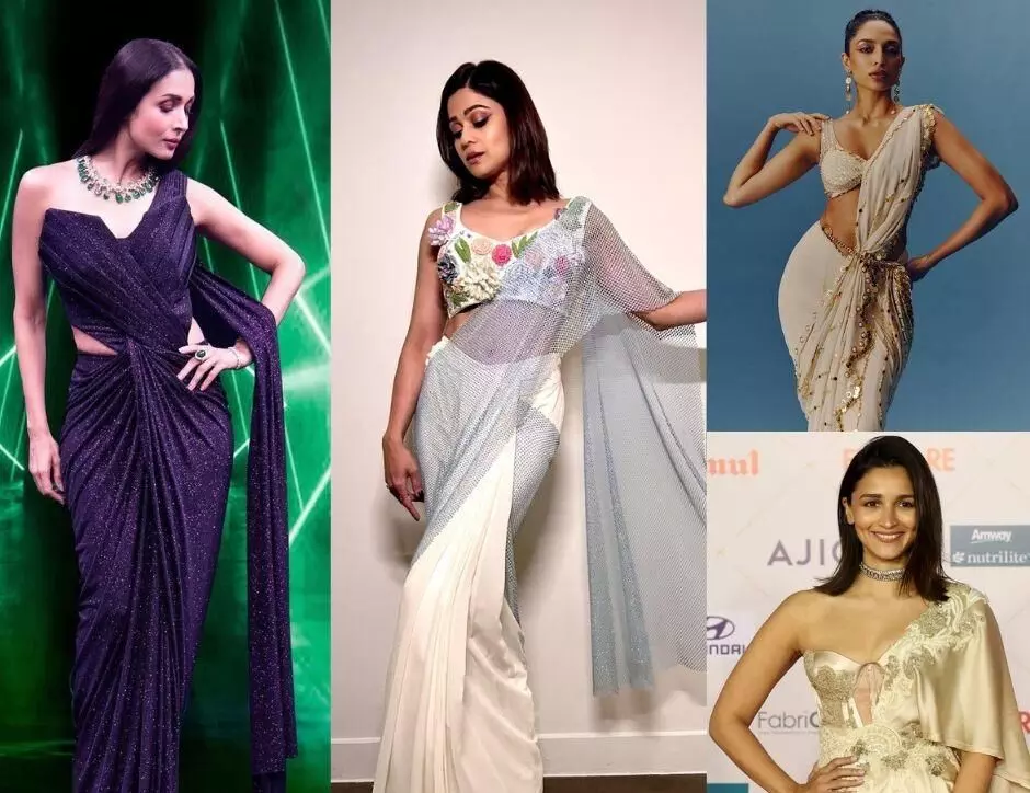 Saree Sirens: How actresses are making a splash with unconventional saree looks