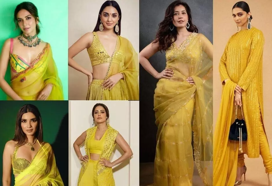 Celebrating Basant Panchami with vibrant yellow: Bollywood Actresses setting fashion trends