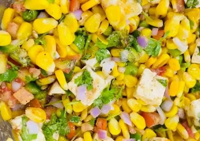 Paneer and Corn Chaat Recipe: This easy-to-make recipe will be loved by fitness freaks
