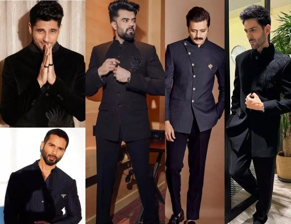 Celebrities who stunned in black suits: A timeless elegance
