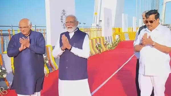 PM Narendra Modi inaugurates Sudarshan Setu