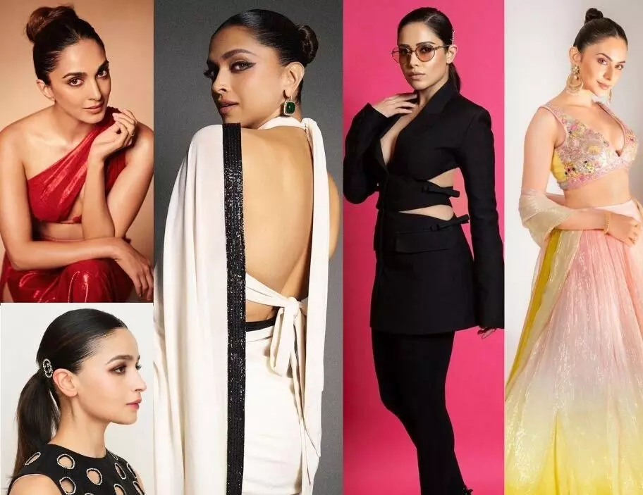 Bollywood Divas nailing the sleek pulled-back hairstyle