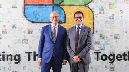 Bill Gates visits Microsoft IDC in Hyderabad, expresses optimism for AI-powered India