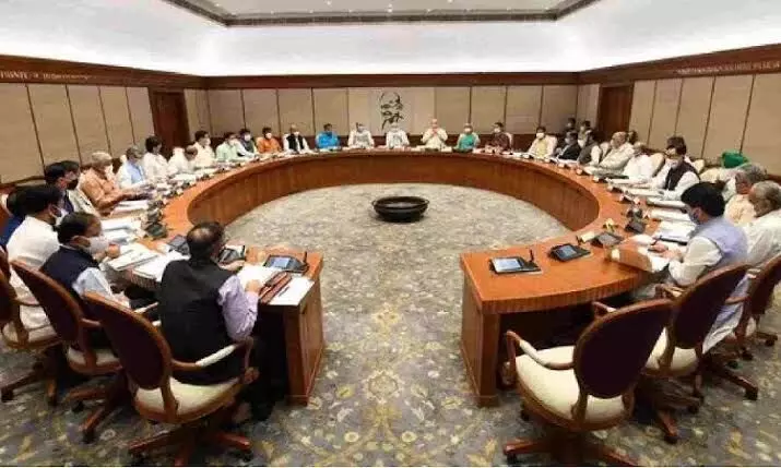 PM Modi chairs a meeting with Union Council of Ministers in New Delhi