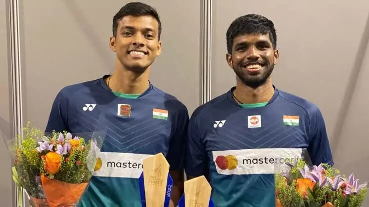 French Open Badminton:Indian Mens Doubles pair of Satwiksairaj Rankireddy and Chirag Shetty to face Chinese Taipei combination Yang Po-han and Lee Jhe-huei in Summit Clash