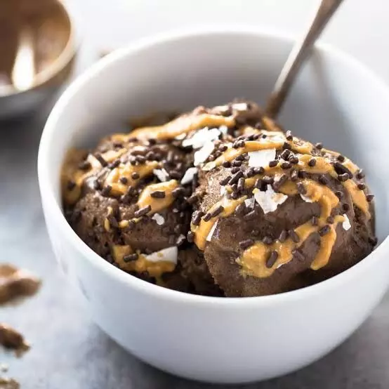 Vegan Ice Cream with Banana and Choco Chips Recipe: A perfect summer recipe and is best enjoyed when paired with hot and sizzling brownie