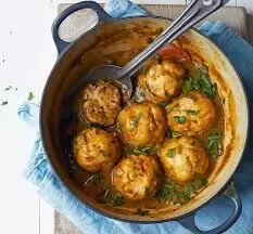 Vegetable Stew and Dumplings Recipe: Dumplings is great for potlucks and special occasions