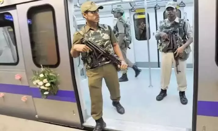 Delhi Police personnel to travel in metro with weapons during crisis