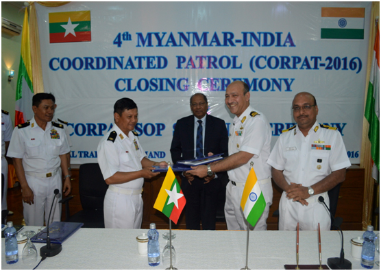 Navies of India and Myanmar participate in 4th IMCOR-2016