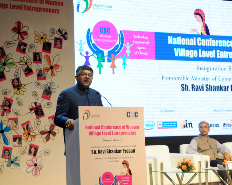 Women to play a big role in social transformation through digital revolution: Ravi Shankar Prasad