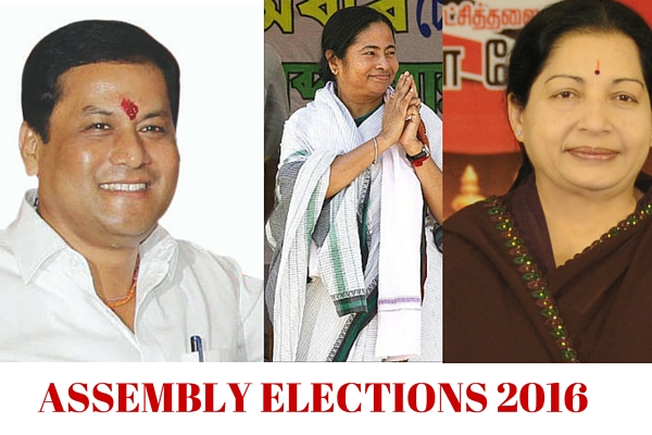 Results of Assembly election 2016: Assam, Kerala, T.N, W.B  & Puducherry