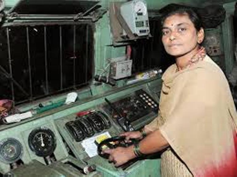Surekha Yadav : First female train driver for Indian Railways