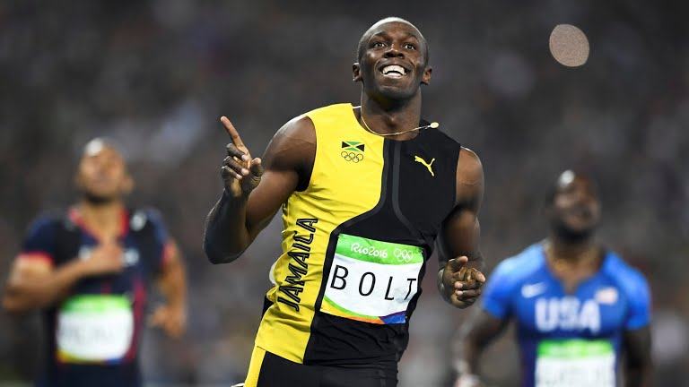 Bolt creates athletics history at Rio Olympics with 100m hat-trick