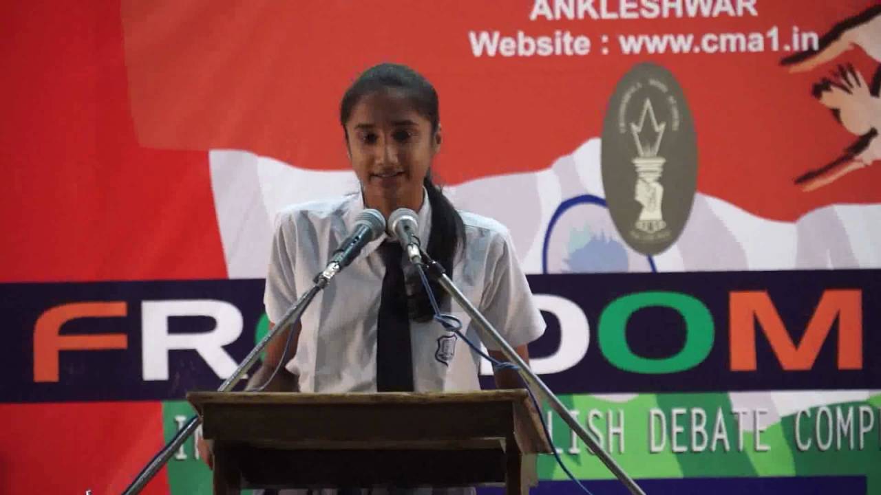 Inter School Debate “Freedom Cup-2016” organized in Ankleshwar