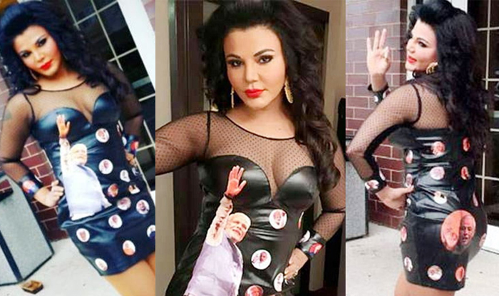 Rakhi Sawant worn the dress printed with the photos of PM Modi, controversy created in Social Media