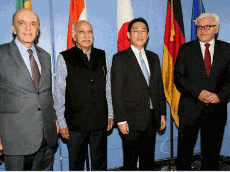 India, G4 partners reaffirm ‘unwavering commitment’ to UNSC reforms