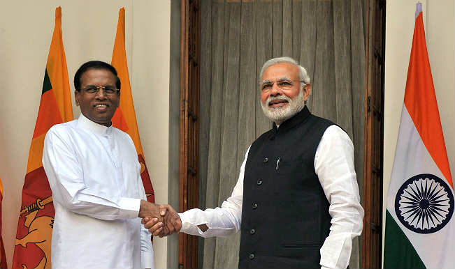 Modi meets Sri Lankan President