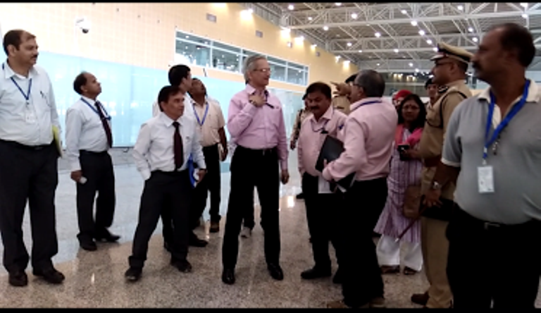AAI chairman visit Vadodara before the inauguration of International airport by PM Narendra Modi