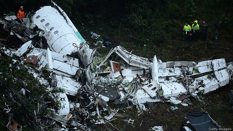 Colombian president laments plane crash that killed 71