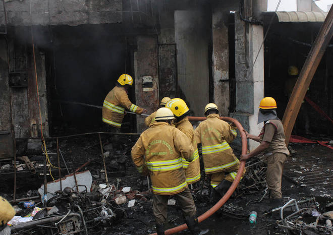 3 killed in Delhi residential building fire