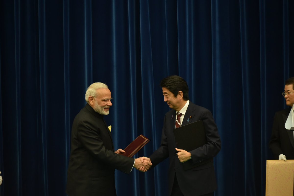 India, Japan sign landmark civil nuclear agreement