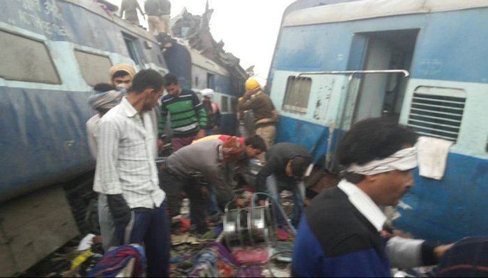 Horrific train disaster near Kanpur kills over 100