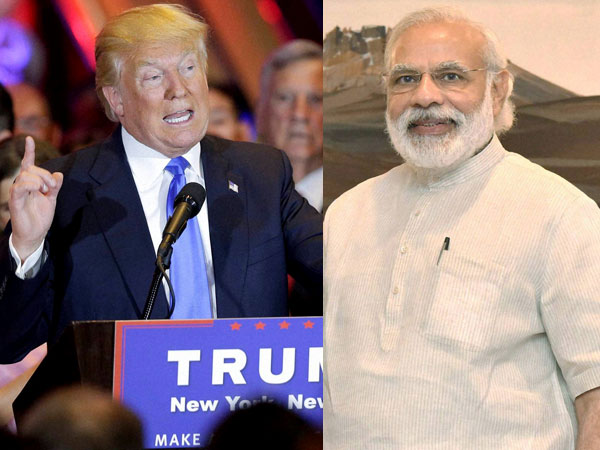 Indian PM Narendra Modi congratulates Donald Trump