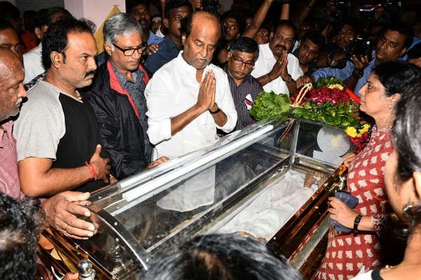 Rajinikanth, Suriya pay last respects to Cho Ramaswamy