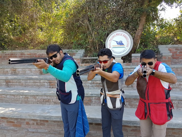 Three members of the Savli Taluka Rifle Association won medals at the recently concluded Trap Shooting Competitions