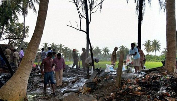 Three killed in Andhra firecrackers unit blast