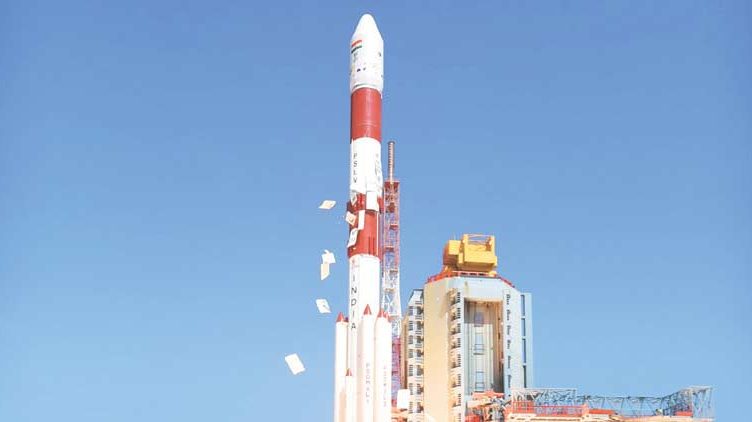 India’s PSLV rocket with Resourcesat-2A lifts off
