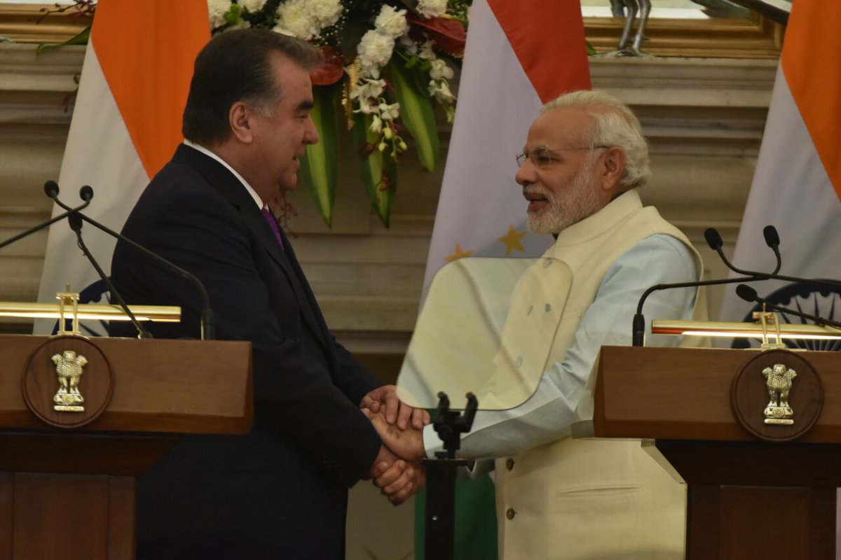 India, Tajikistan to work on trade links through Chabahar Port: Modi