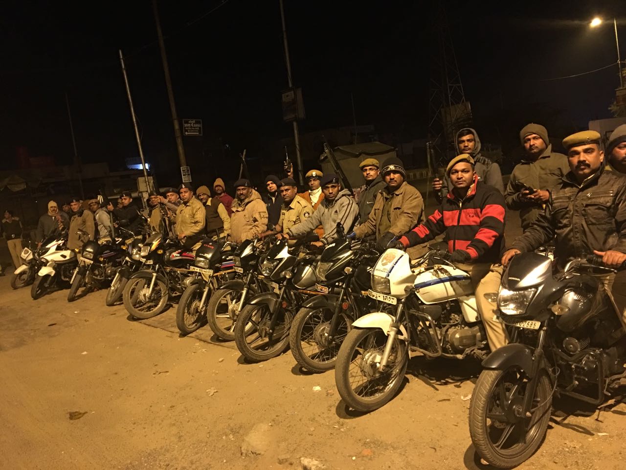 Motorcycle Route Patrolling in Vadodara, A new initiative by Vadodara police