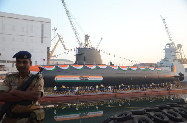 2nd Scorpene submarine launched in Mumbai