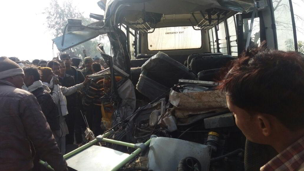 UP bus tragedy deaths rise to 25, schools licence cancelled