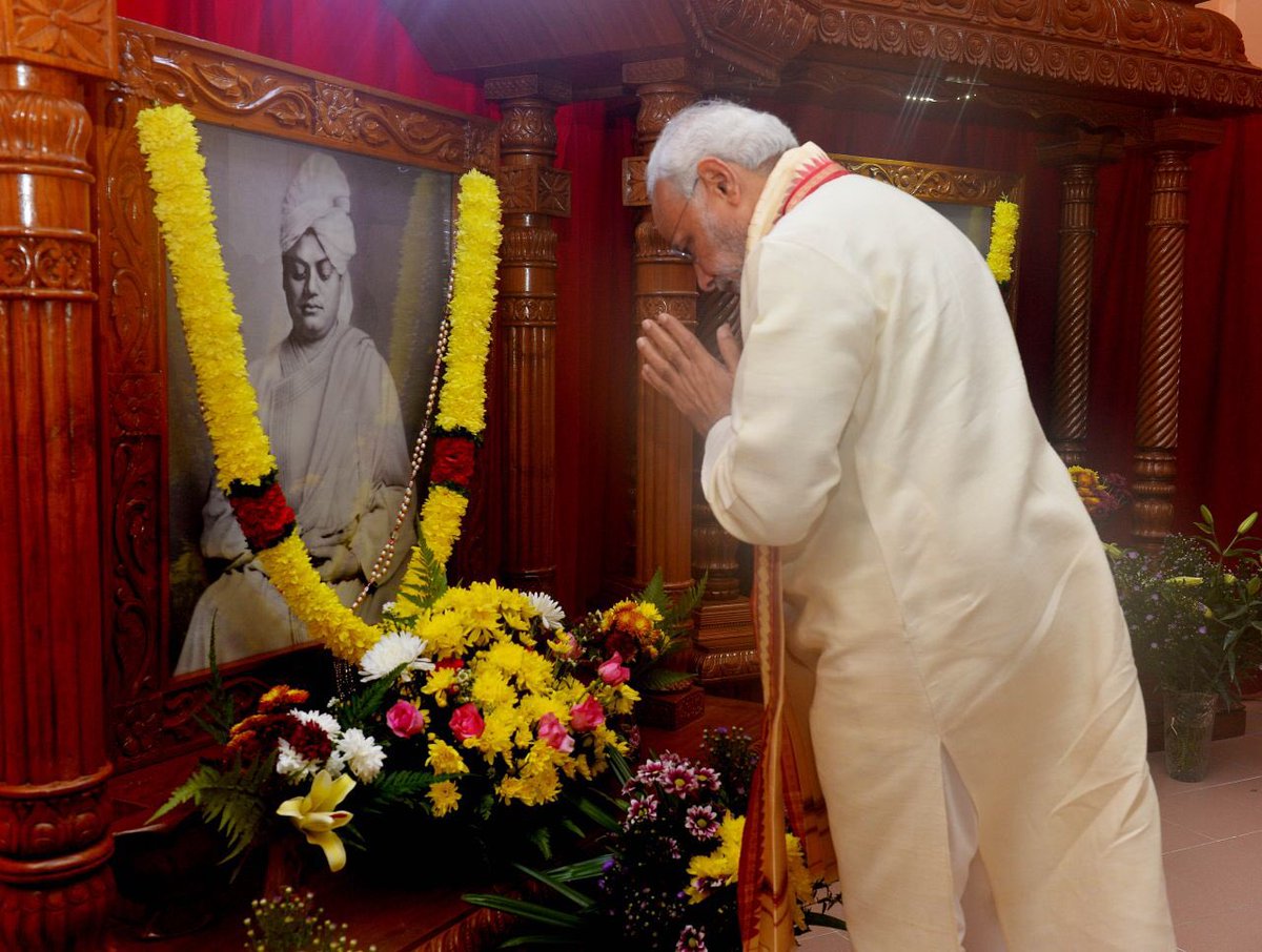 Modi, other leaders pay tribute to Swami Vivekananda