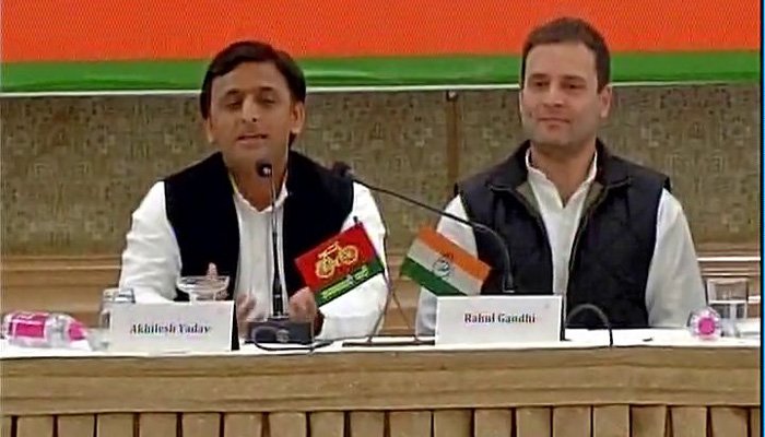 Akhilesh, Rahul pitch for SP-Congress alliance