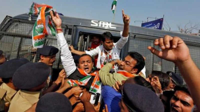 1,500 Congress activists detained in Tripura